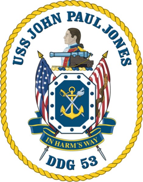 USS John Paul Jones crest